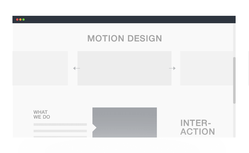 Motion design and interactions